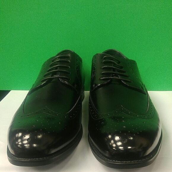 MENS STACY ADAMS GARRISON WING TIP OXFORD 13W - Picture 2 of 7